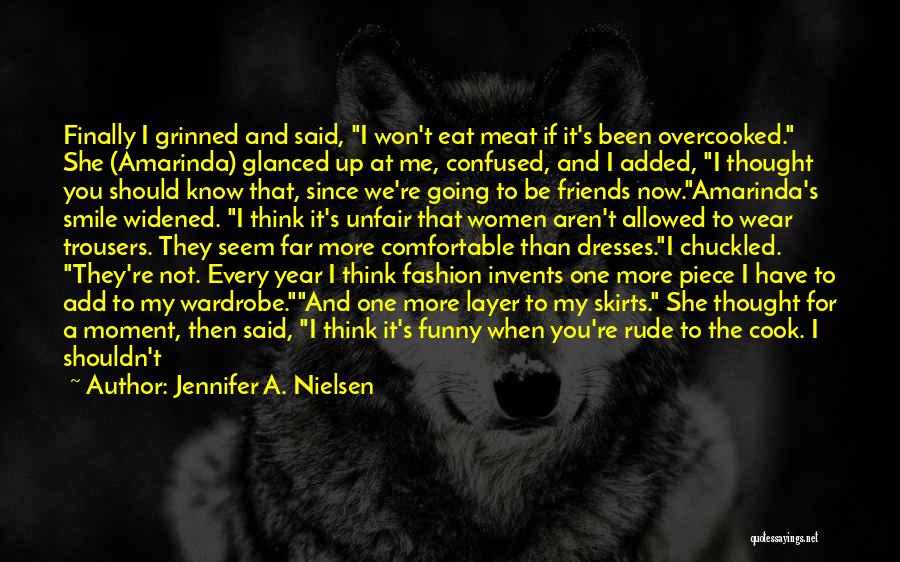 Funny Can't Cook Quotes By Jennifer A. Nielsen