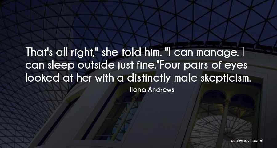 Funny Can't Sleep Quotes By Ilona Andrews