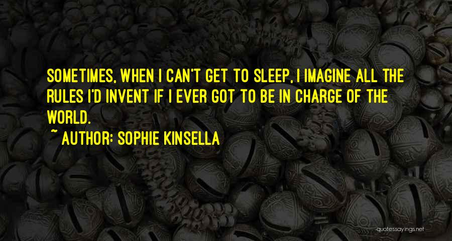 Funny Can't Sleep Quotes By Sophie Kinsella