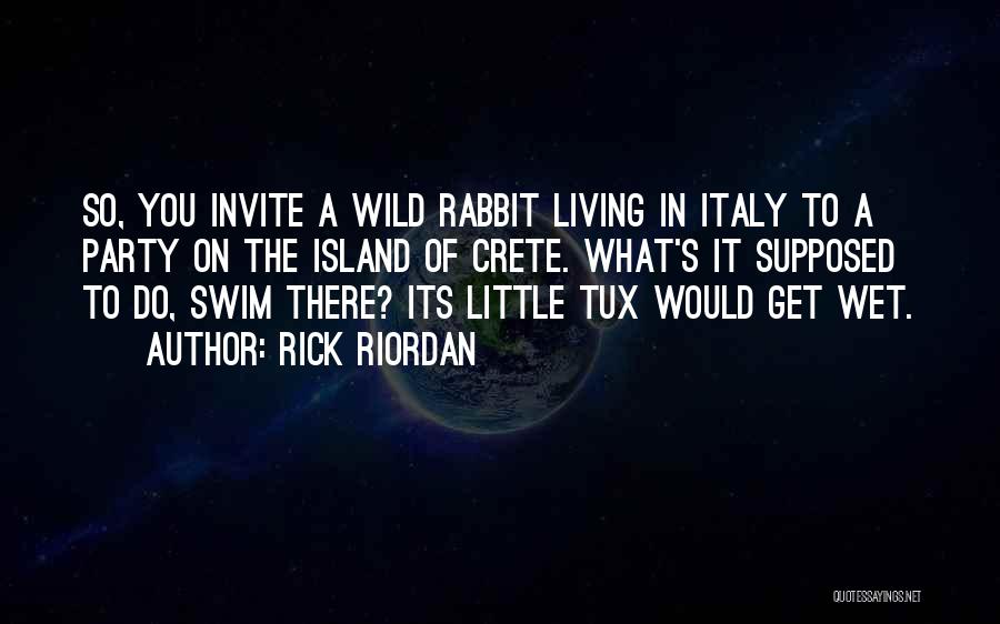 Funny Can't Swim Quotes By Rick Riordan