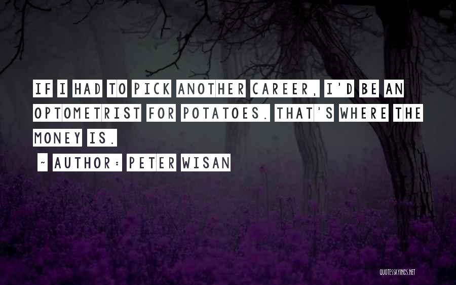 Funny Career Quotes By Peter Wisan