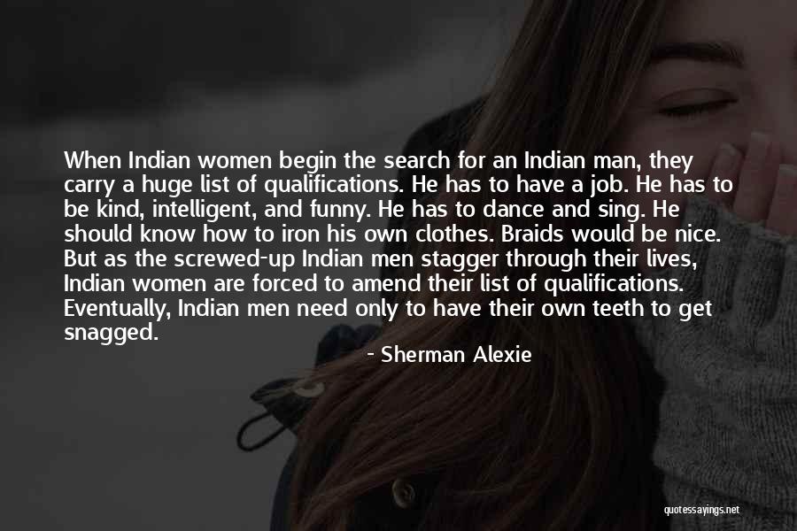 Funny Carry On Quotes By Sherman Alexie