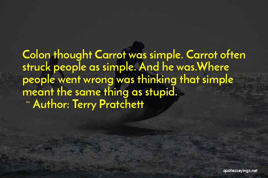 Funny Colon Quotes By Terry Pratchett