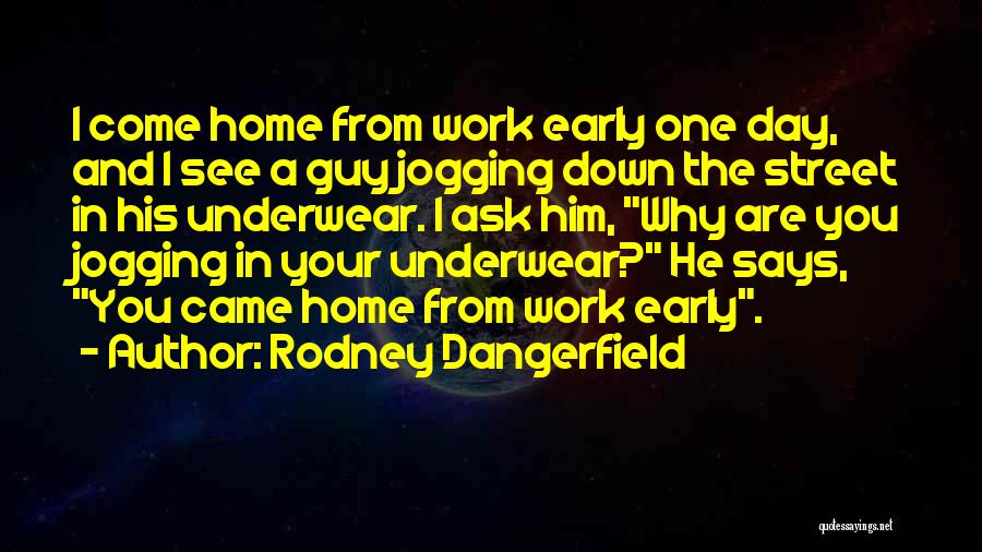 Funny Come Home Quotes By Rodney Dangerfield