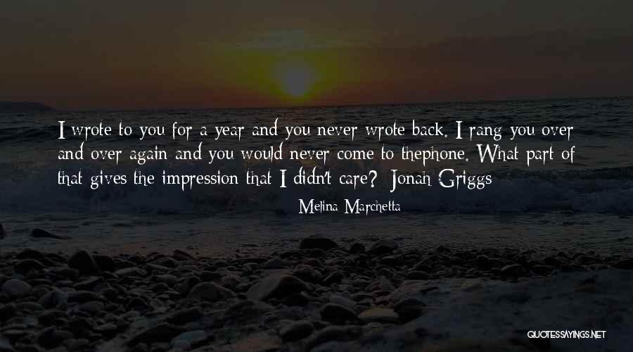 Funny Come Over Quotes By Melina Marchetta Funny Come Over Quotes By Melina Marchetta