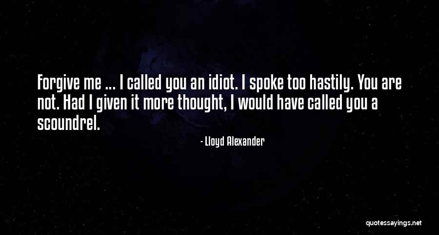 Funny Comebacks Quotes By Lloyd Alexander