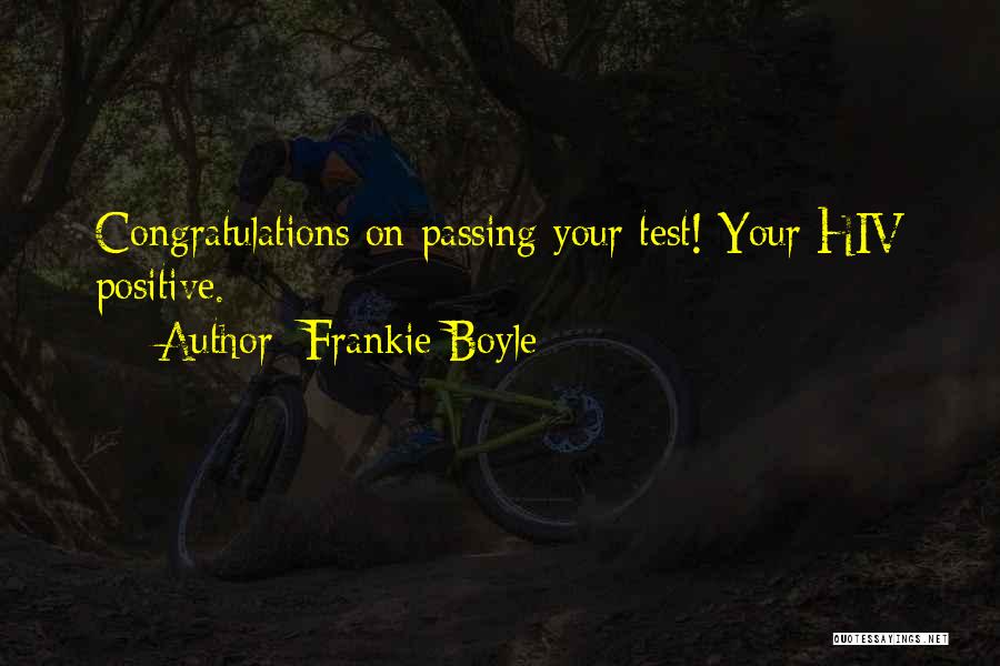 Funny Congratulations Quotes By Frankie Boyle