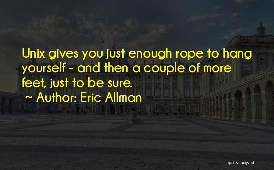 Funny Couple Quotes By Eric Allman