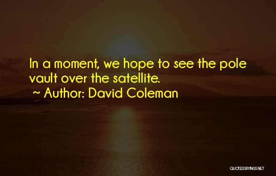 Funny David Coleman Quotes By David Coleman