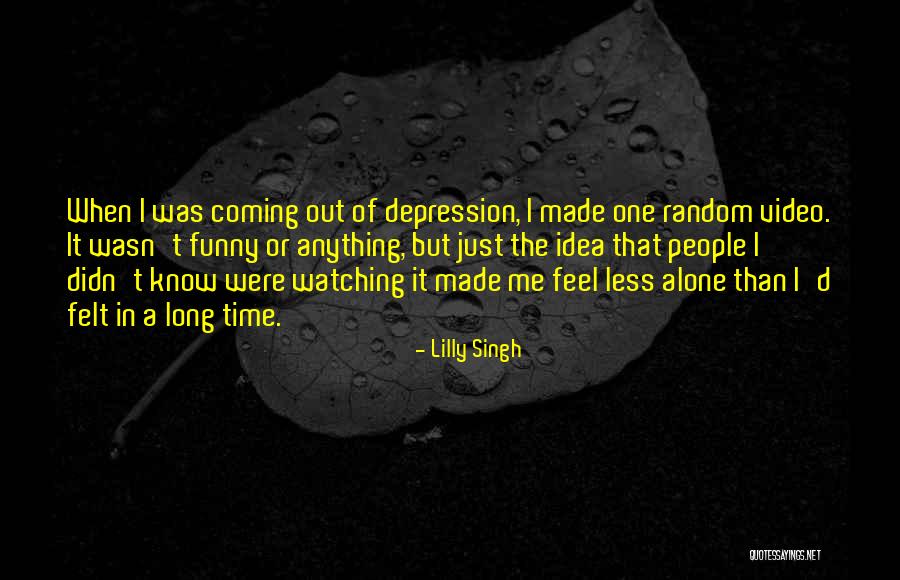 Funny Depression Quotes By Lilly Singh Funny Depression Quotes By Lilly Singh