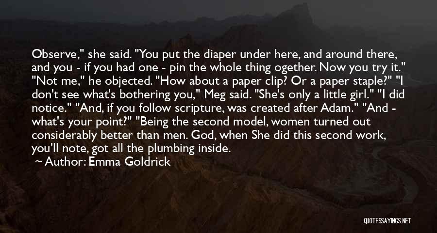 Funny Diaper Quotes By Emma Goldrick
