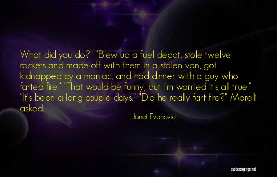 Funny Dinner Quotes By Janet Evanovich