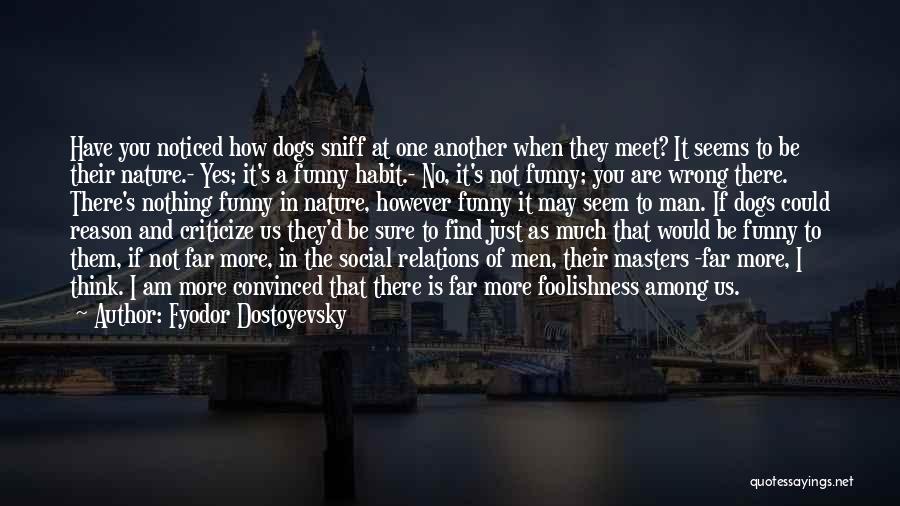 Funny Dogs Quotes By Fyodor Dostoyevsky