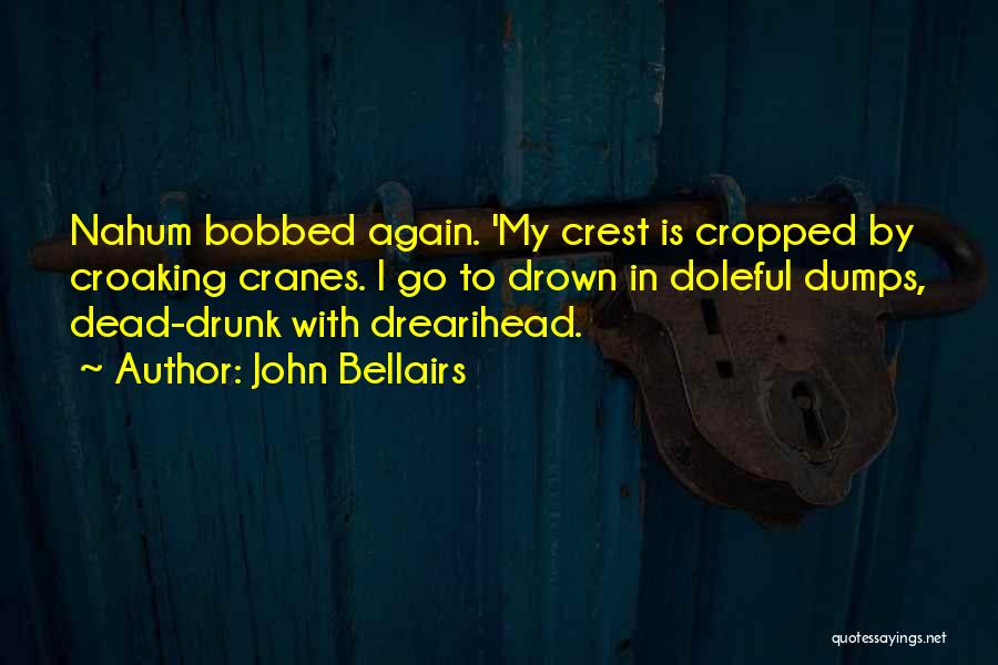 Funny Drunk Quotes By John Bellairs