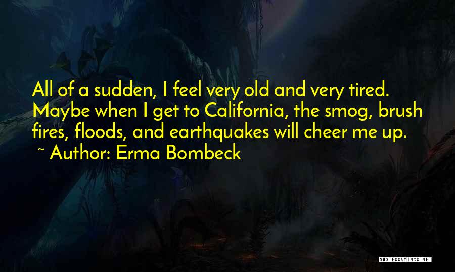 Funny Earthquakes Quotes By Erma Bombeck