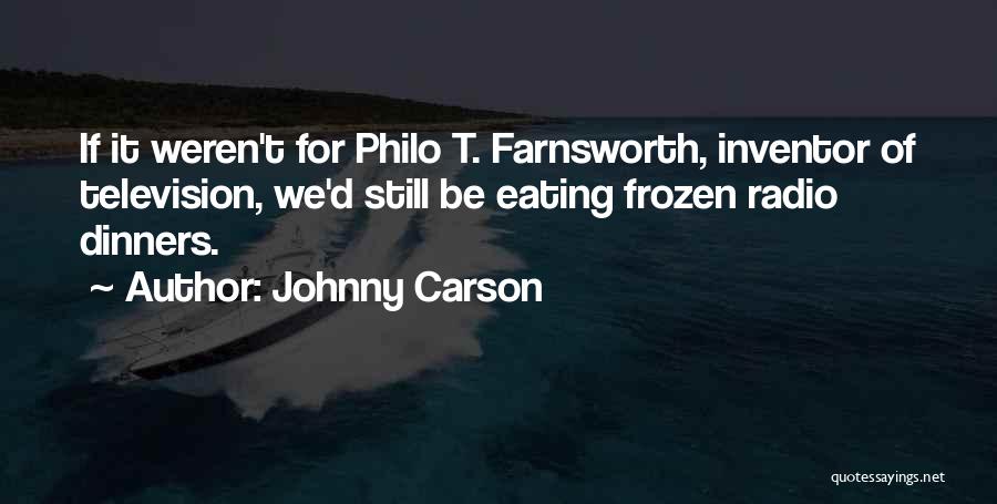 Funny Eating Quotes By Johnny Carson