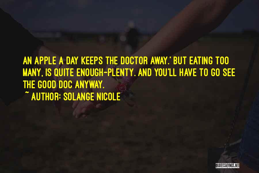 Funny Eating Quotes By Solange Nicole