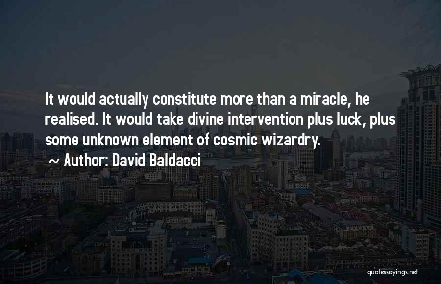 Funny Element Quotes By David Baldacci