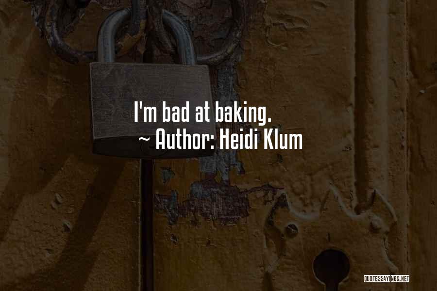 Funny Exercising Quotes By Heidi Klum