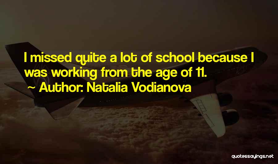 Funny Exercising Quotes By Natalia Vodianova