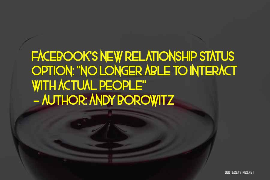 Funny Facebook Quotes By Andy Borowitz