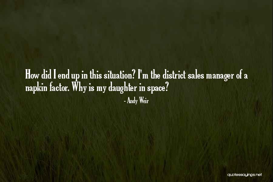 Funny Fiction Quotes By Andy Weir