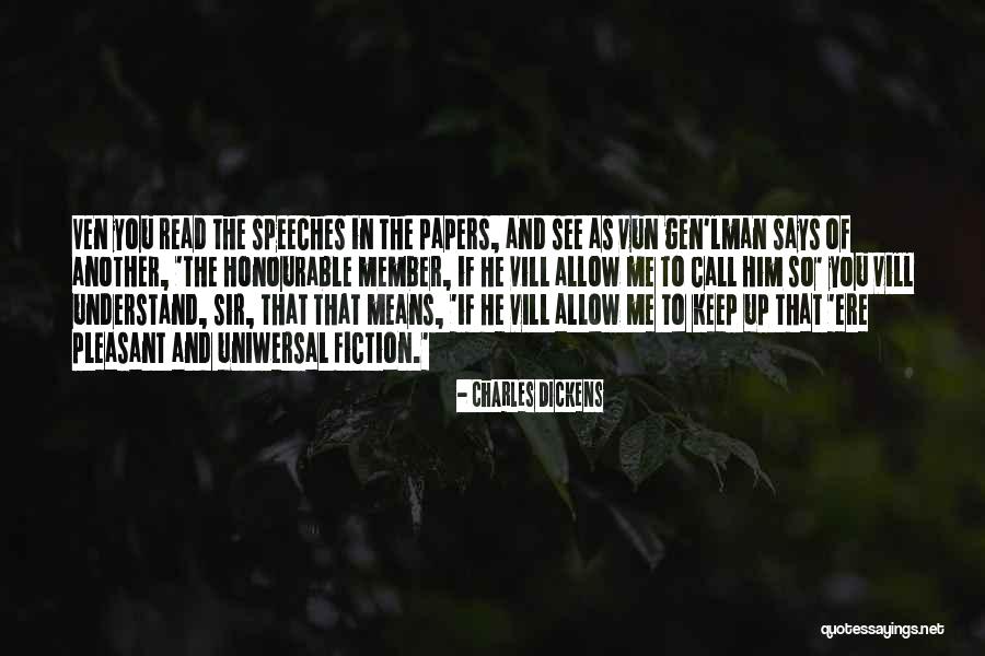 Funny Fiction Quotes By Charles Dickens Funny Fiction Quotes By Charles Dickens