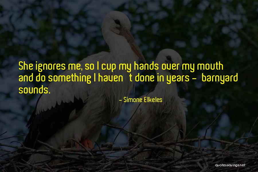 Funny Fiction Quotes By Simone Elkeles