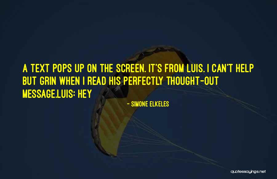 Funny Fiction Quotes By Simone Elkeles Funny Fiction Quotes By Simone Elkeles