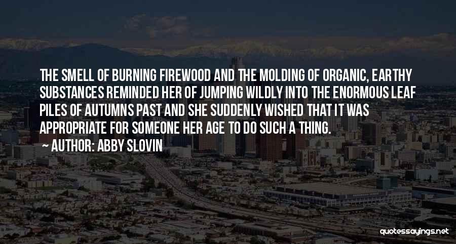 Funny Firewood Quotes By Abby Slovin