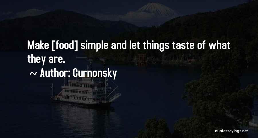 Funny Food Quotes By Curnonsky