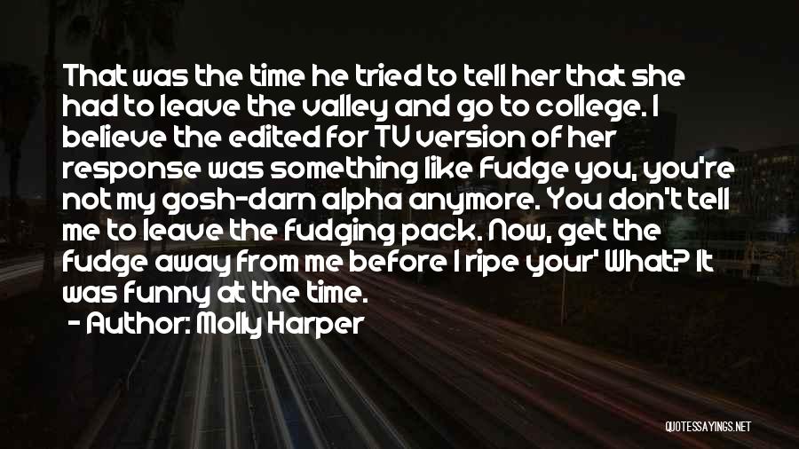 Funny Fudge Quotes By Molly Harper
