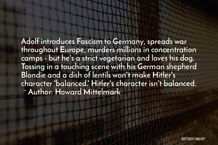 Funny German Shepherd Quotes By Howard Mittelmark