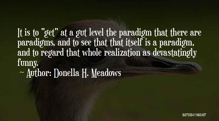 Funny Get On My Level Quotes By Donella H. Meadows