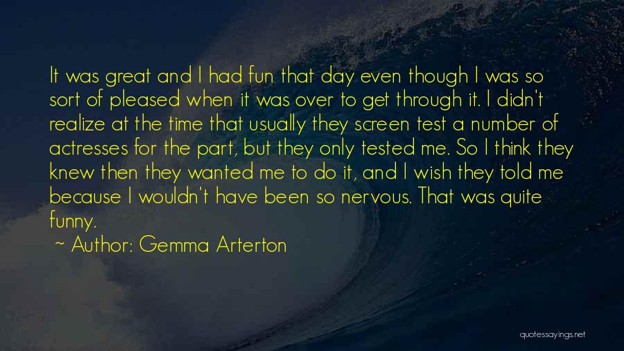 Funny Get Over It Quotes By Gemma Arterton