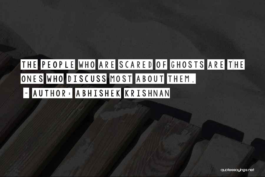 Funny Ghost Quotes By Abhishek Krishnan