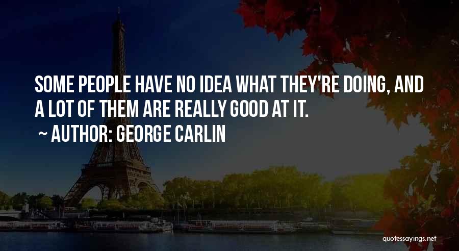 Funny Good Idea Quotes By George Carlin
