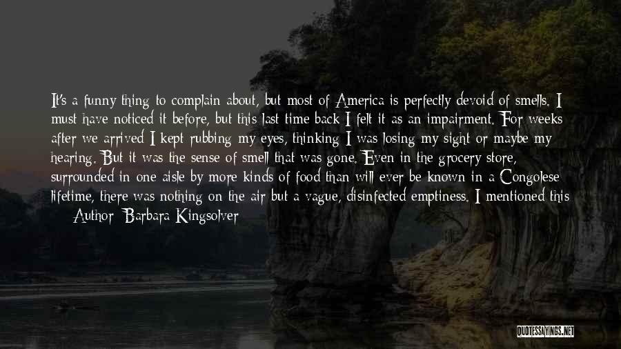 Funny Grocery Store Quotes By Barbara Kingsolver