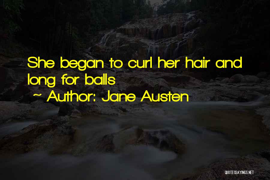 Funny Hair Quotes By Jane Austen