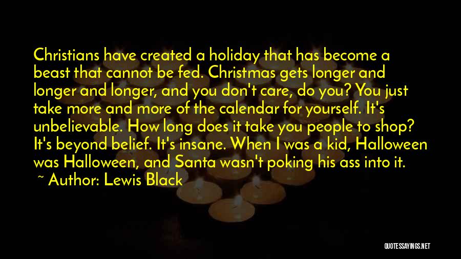 Funny Halloween Quotes By Lewis Black