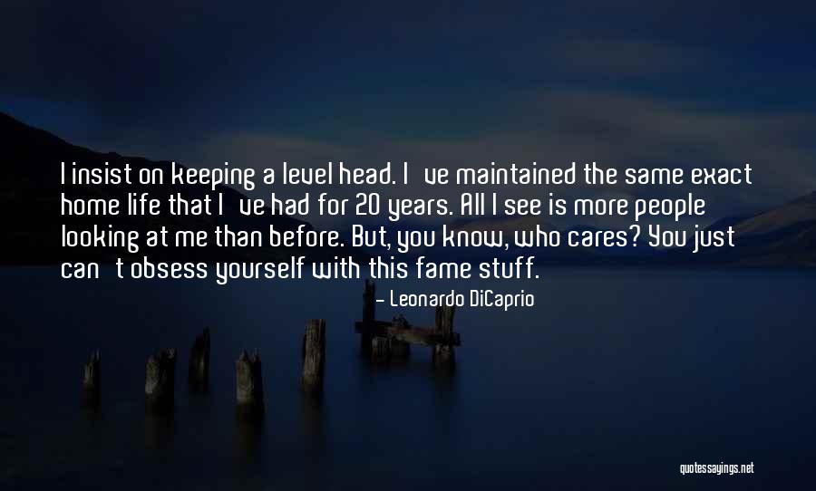 Funny Healthy Diet Quotes By Leonardo DiCaprio