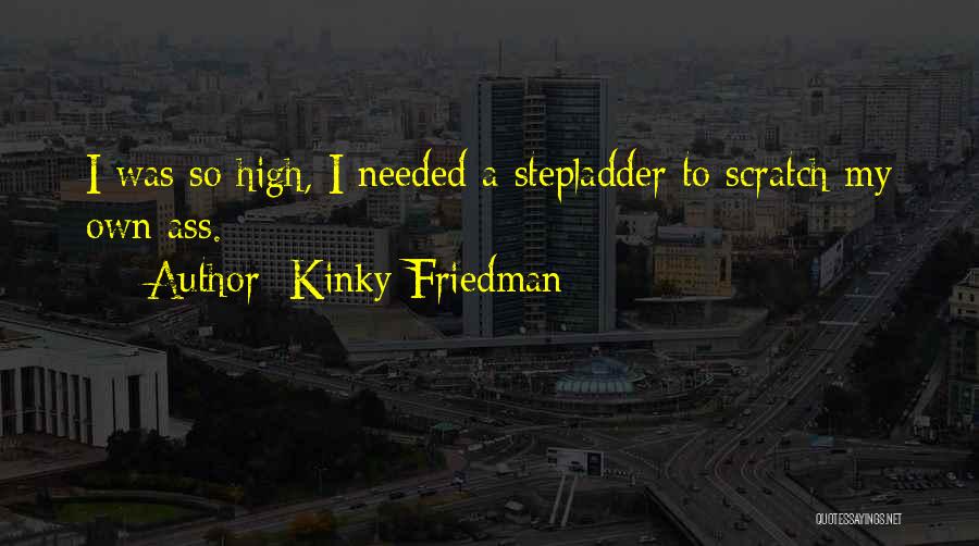 Funny High Quotes By Kinky Friedman
