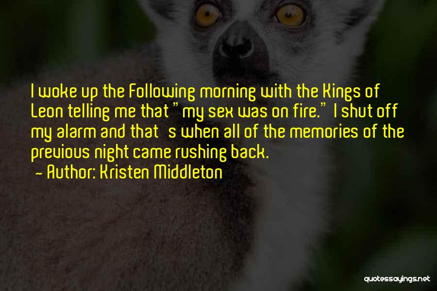 Funny Hot Flash Quotes By Kristen Middleton