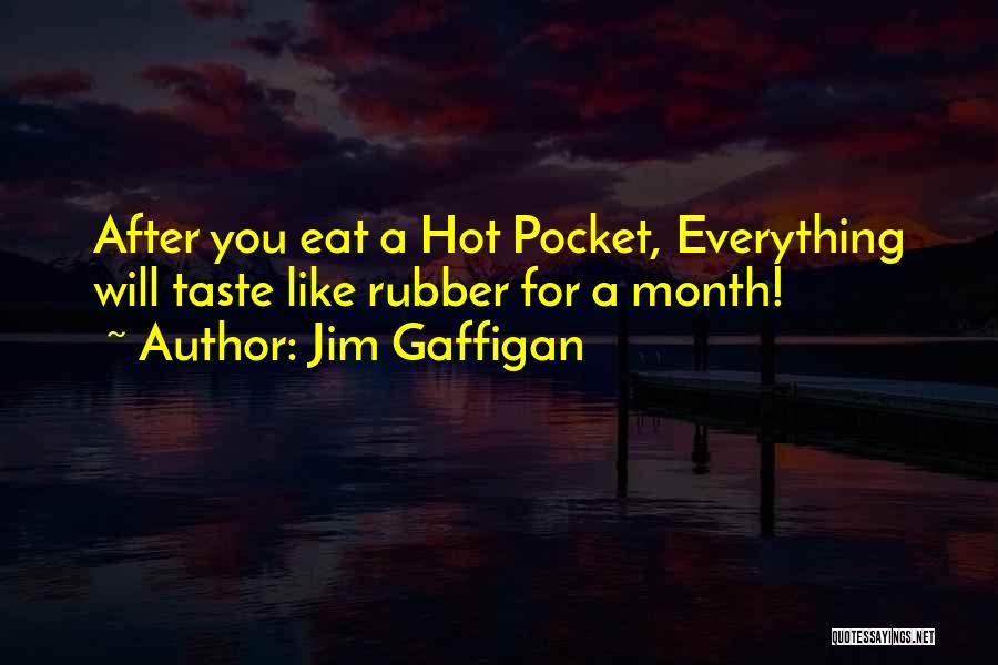 Funny Hot Pocket Quotes By Jim Gaffigan