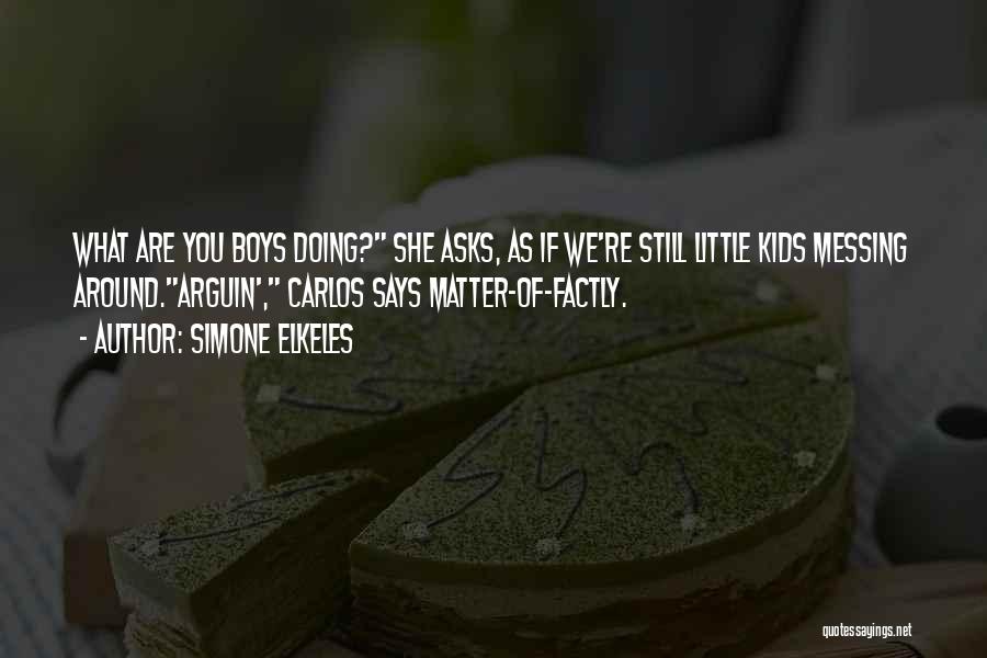 Funny Humour Quotes By Simone Elkeles