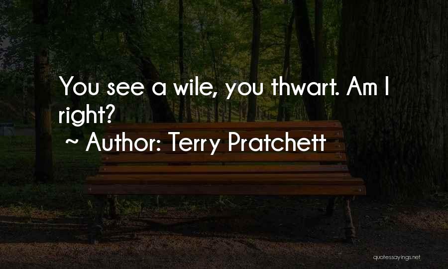Funny I'm No Angel Quotes By Terry Pratchett