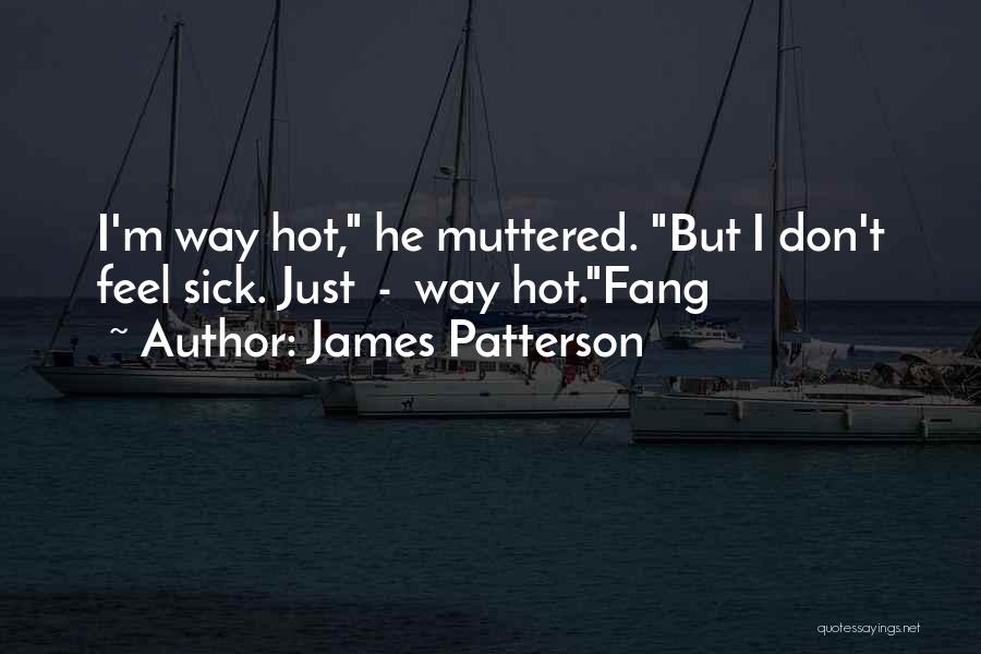 Funny I'm Sick Quotes By James Patterson