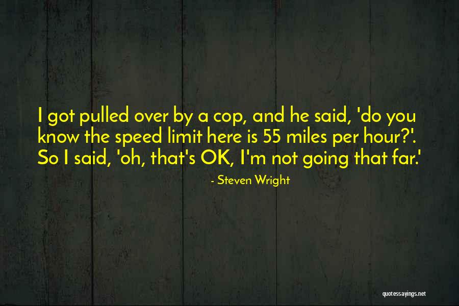 Funny I'm So Over You Quotes By Steven Wright