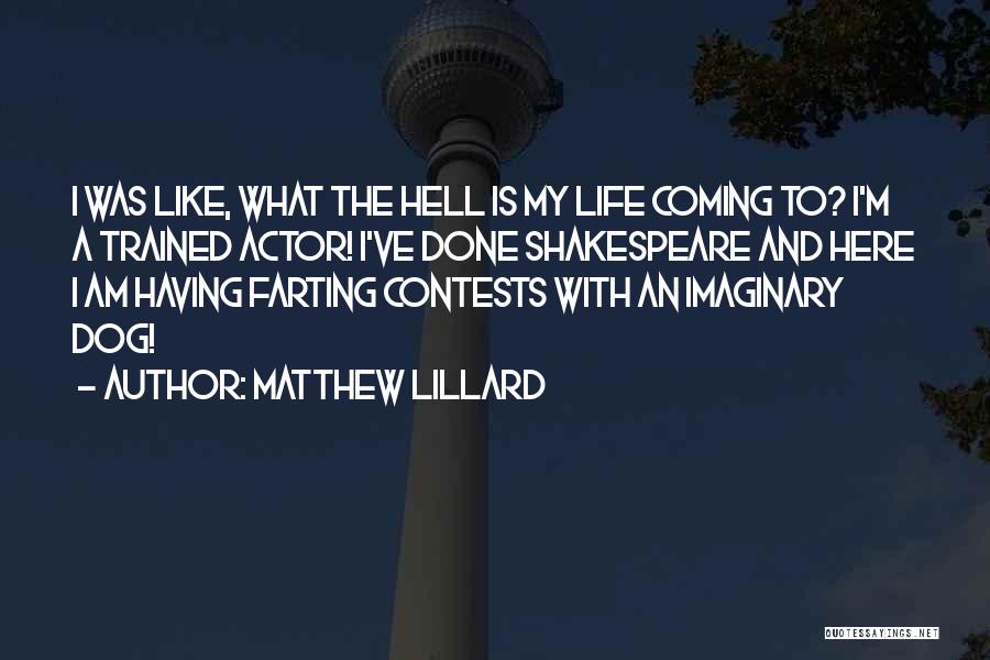 Funny Imaginary Quotes By Matthew Lillard