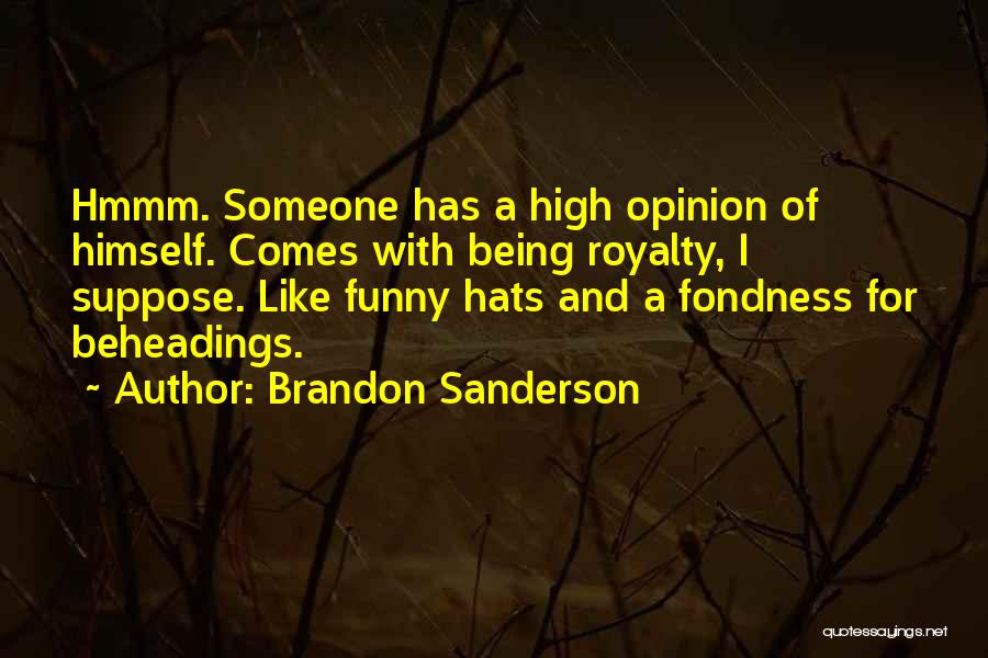 Funny In My Opinion Quotes By Brandon Sanderson